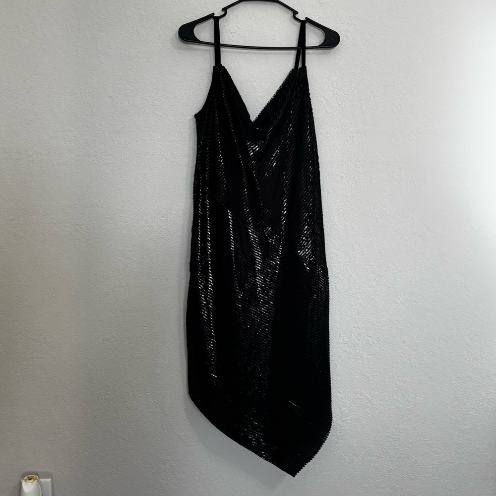 Trina Turk Black Asymmetrical Dress